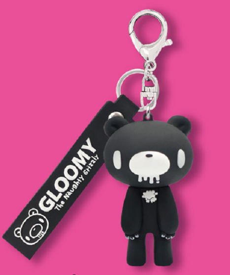 Gloomy the Naughty Grizzly Figure Keychain