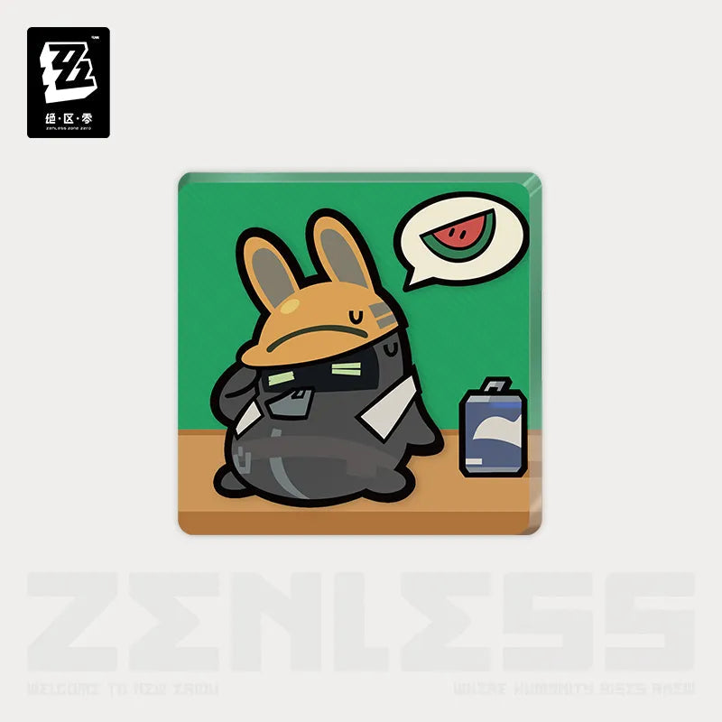 en nah stroll series bangboo acrylic refrigerator magnet ACG GO