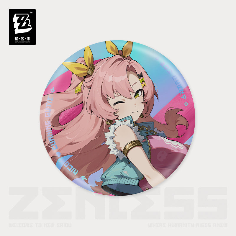 eridu fashion series tinplate badge ACG GO