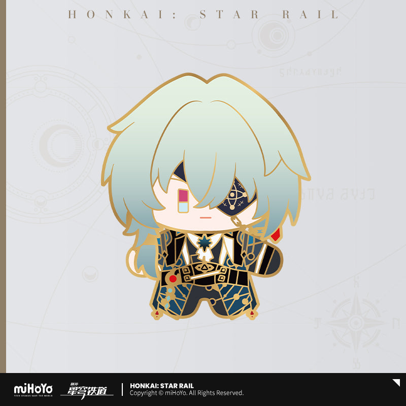 Chibi Doll Series Metal Pin Badge
