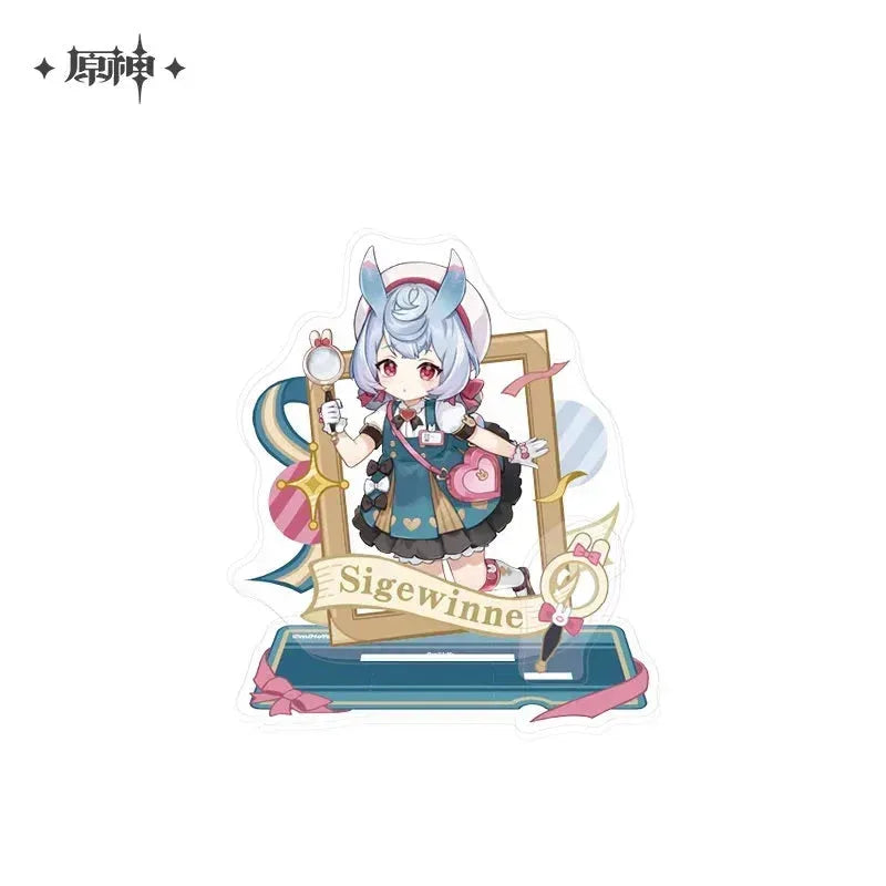Genshin Impact FES 2024 Series Character AR Stand Sigewinne ACG Go Anime www.acg-go.com Dori, Sigewinne, Stand, Tartaglia, Yae Miko