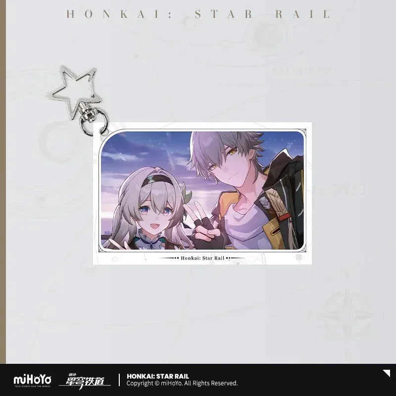 Honkai: Star Rail Firefly Series Acrylic Photo Card Firefly & Trailblazer Stelle (Female) ACG Go Anime www.acg-go.com Art Decor, Caelus, Firefly, Stelle, Trailblazer
