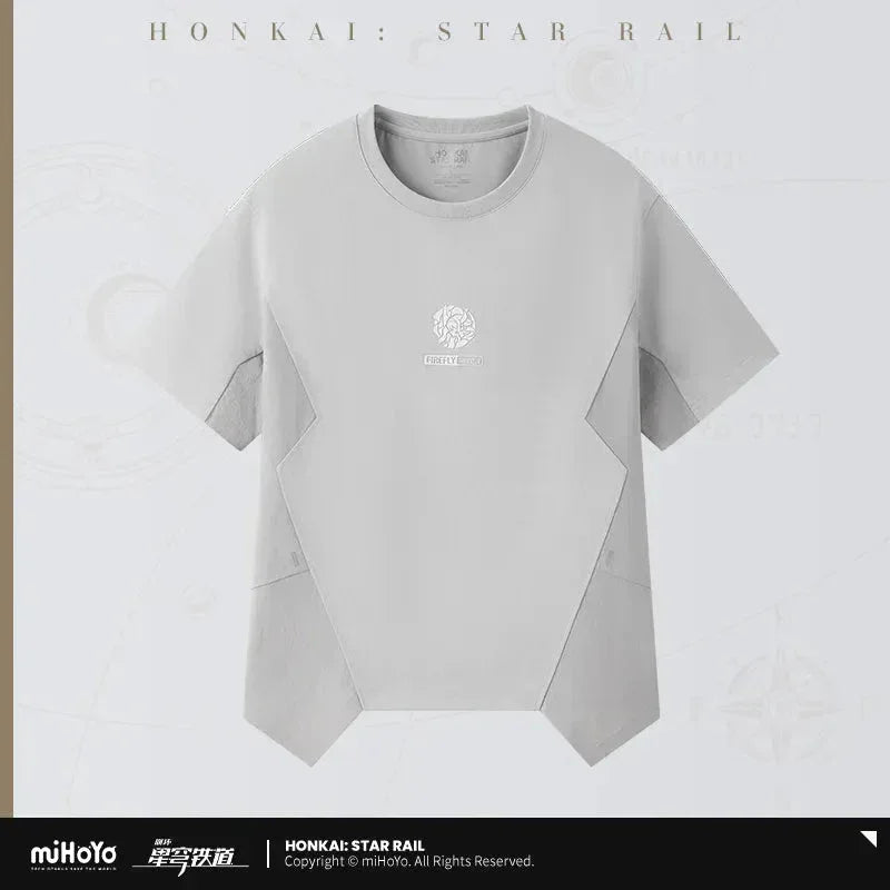 Honkai: Star Rail Firefly Theme Impression Series T-Shirt Gray / XS ACG Go Anime www.acg-go.com Apparel, Firefly, T-shirt