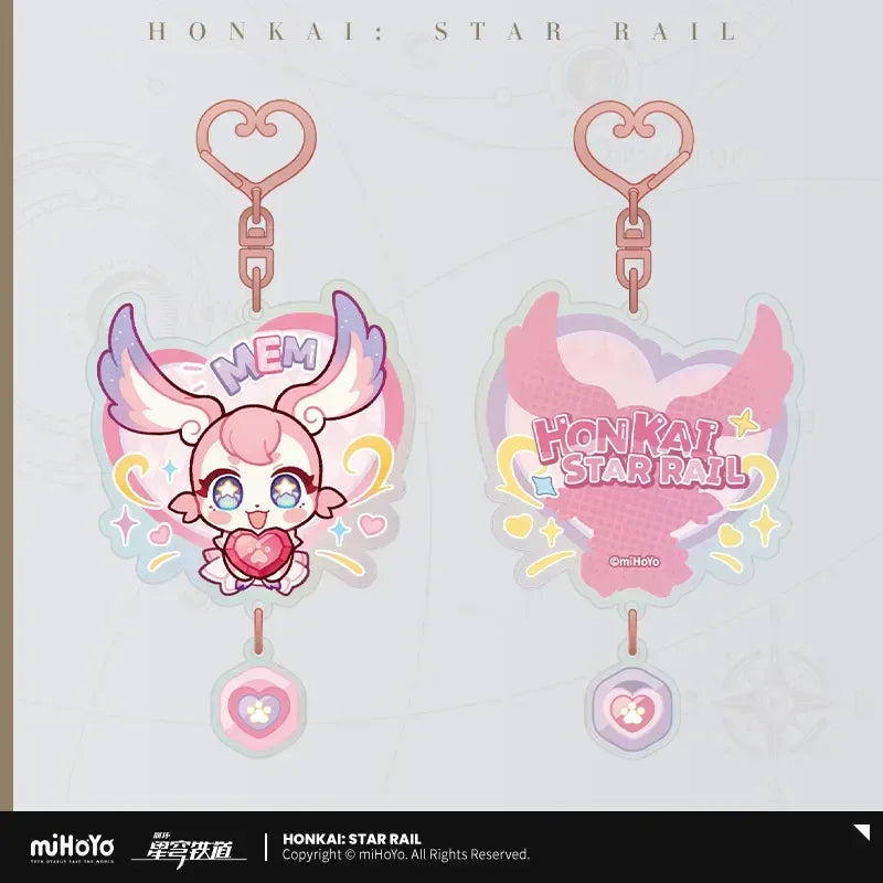 Honkai: Star Rail Pom-Pom Exhibition Series Pom-Pom Acrylic Keychain Mem ACG Go Anime www.acg-go.com Mem, Pendant & Keychain, Pom-Pom