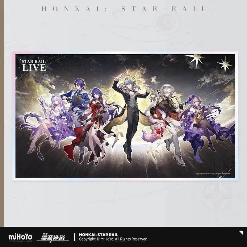 Honkai: Star Rail LIVE Series PET Shikishi Cardboard 2025 ACG Go Anime www.acg-go.com Art Decor, Cardboard