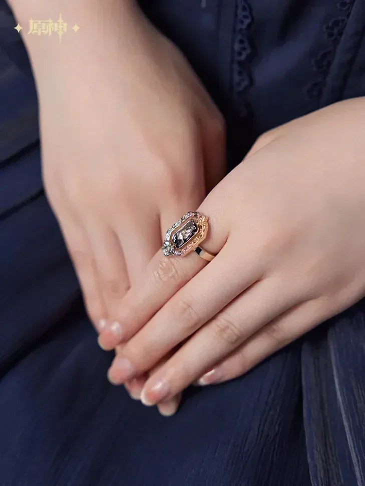 Genshin Impact Furina Theme Impression Series Ring Crown Shaped Stacking Rings ACG Go Anime www.acg-go.com Apparel, Furina, Ring