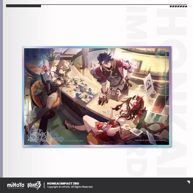 Thousand-Faced Maestro Series PET Shikishi Cardboard Honkai Impact 3rd Stars Derailed Ver. B ACG Go Anime www.acg-go.com Honkai Impact 3rd, Shikishi, Sparkle