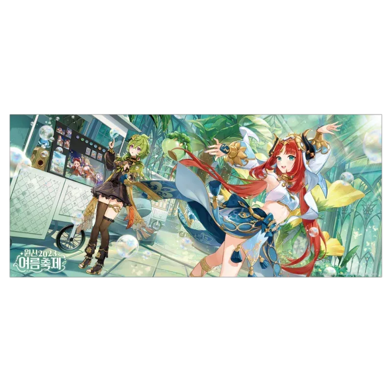 Genshin Impact Summer Festival 2023 Series Acrylic Block / Mouse Pad / Beach Towel Beach Towel ACG Go Anime www.acg-go.com Collei, Gaming Mouse Pad, Household, Nilou