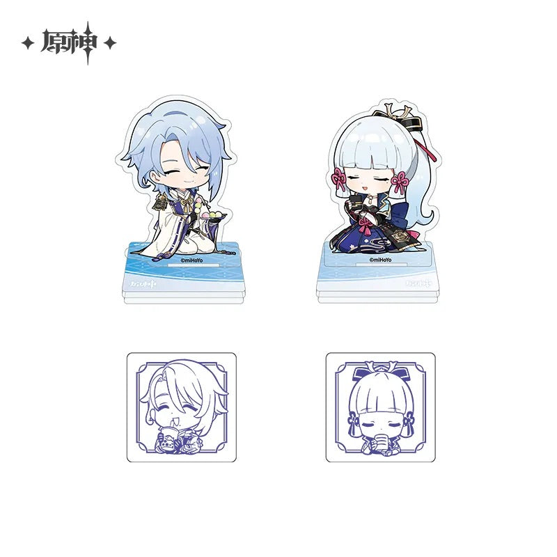 genshin impact 2023 offline exhibition series peripherals acrylic seal ornaments ACG GO