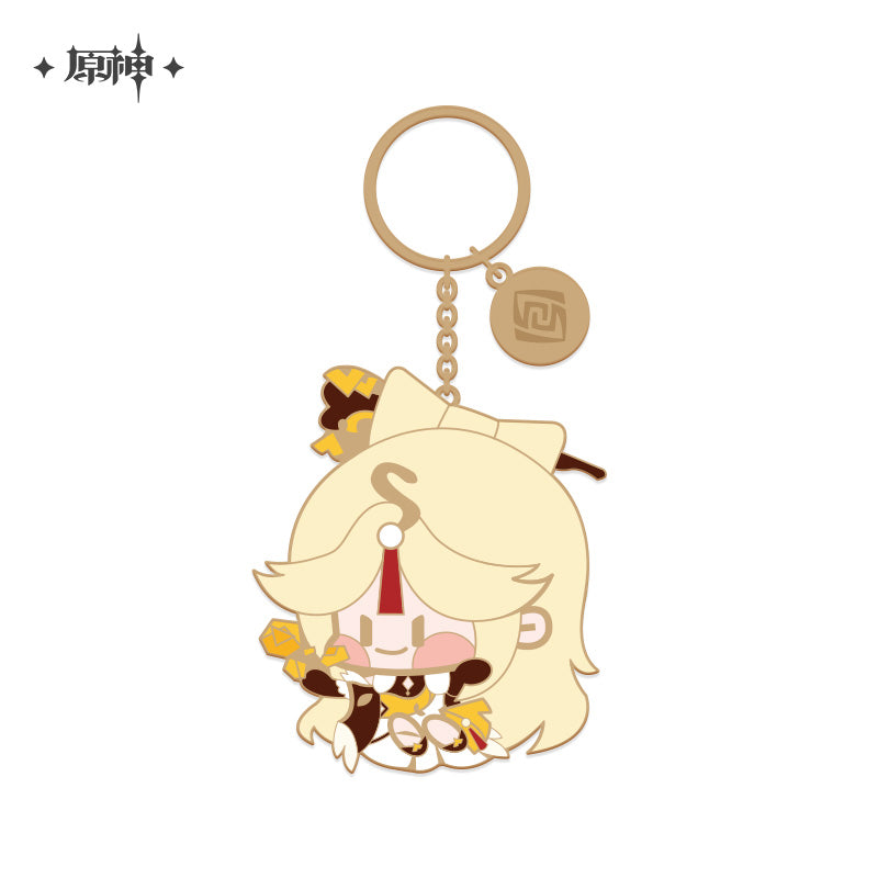 genshin impact chibi character metal pendant ACG GO