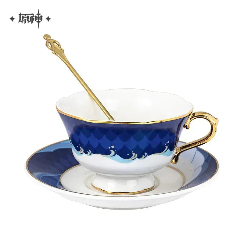 Genshin Impact Endless Solo of Solitude Furina Impression Series Afternoon Tea Cup Set Tea Cup & Saucer Set ACG Go Anime www.acg-go.com Ceramics, Cup, Endless Solo of Solitude, Furina, Genshin Impact, Household, Tableware