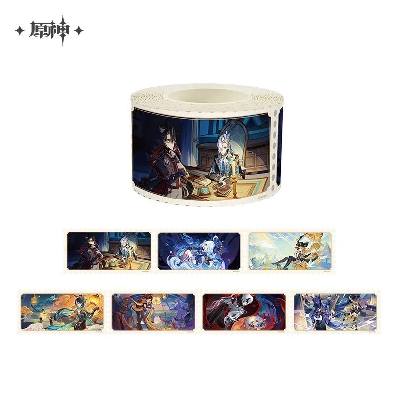 genshin impact floating world under the moonlight series washi tape ACG GO