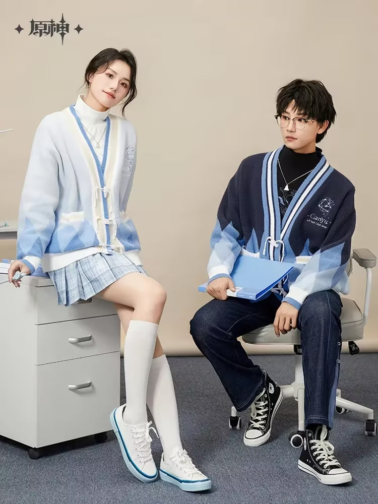 genshin impact ganyu impression series knit cardigan ACG GO