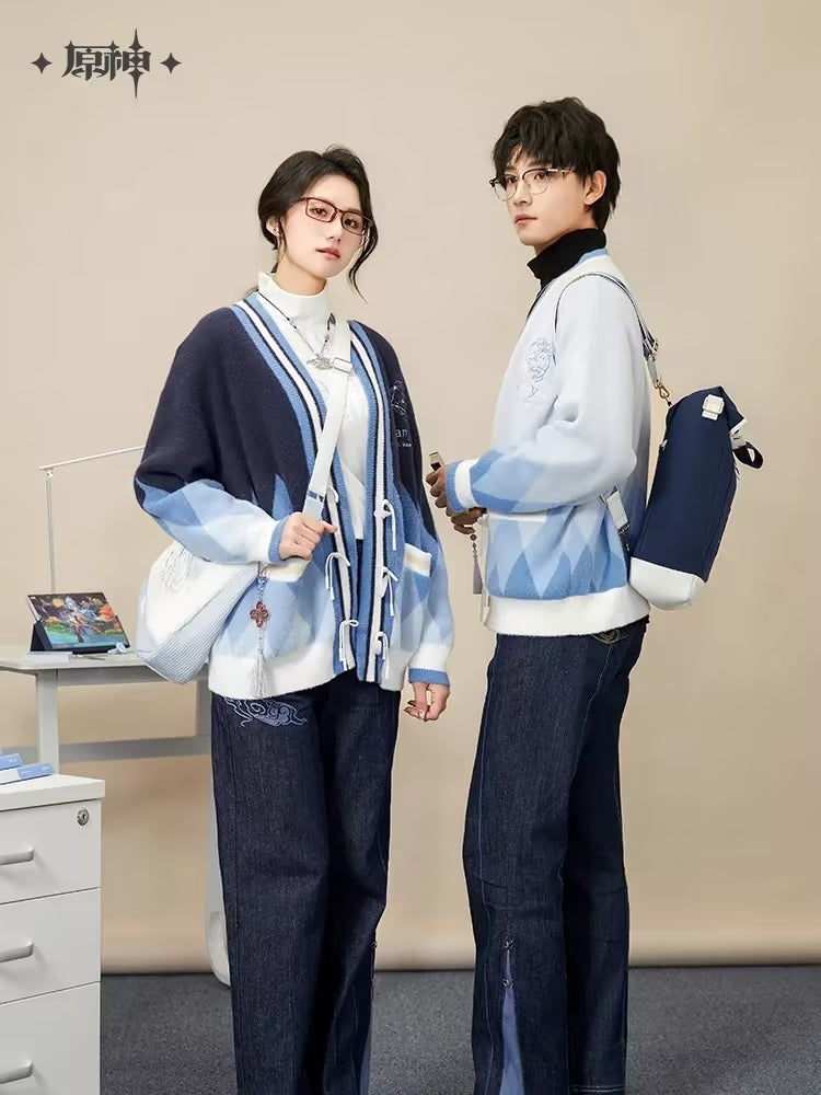 genshin impact ganyu impression series knit cardigan ACG GO
