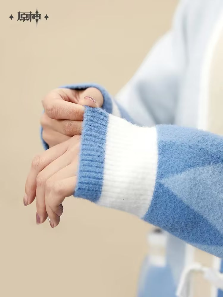 genshin impact ganyu impression series knit cardigan ACG GO