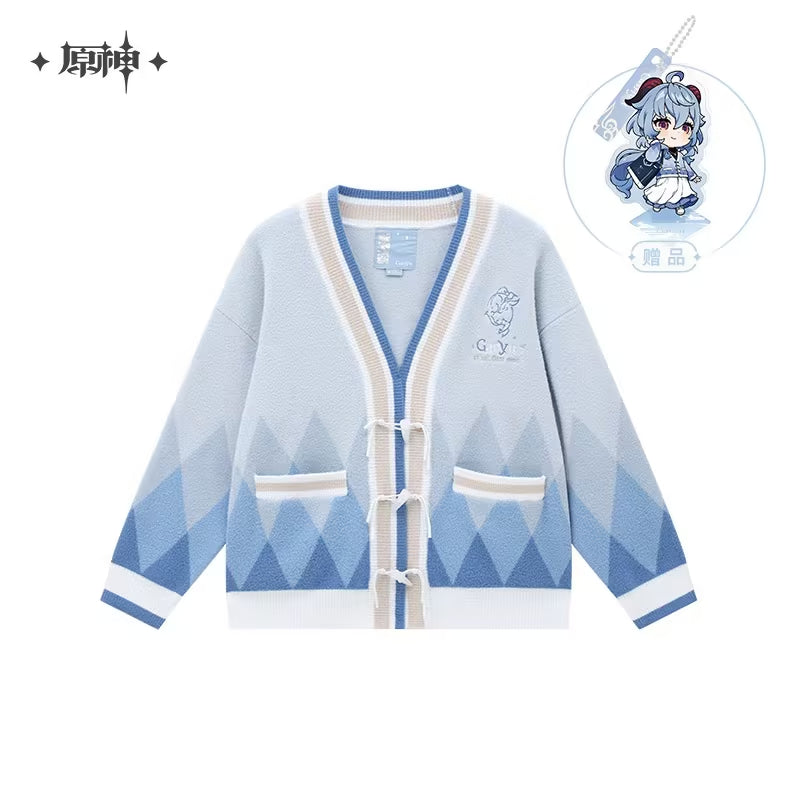 genshin impact ganyu impression series knit cardigan ACG GO