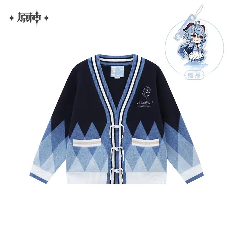 genshin impact ganyu impression series knit cardigan ACG GO
