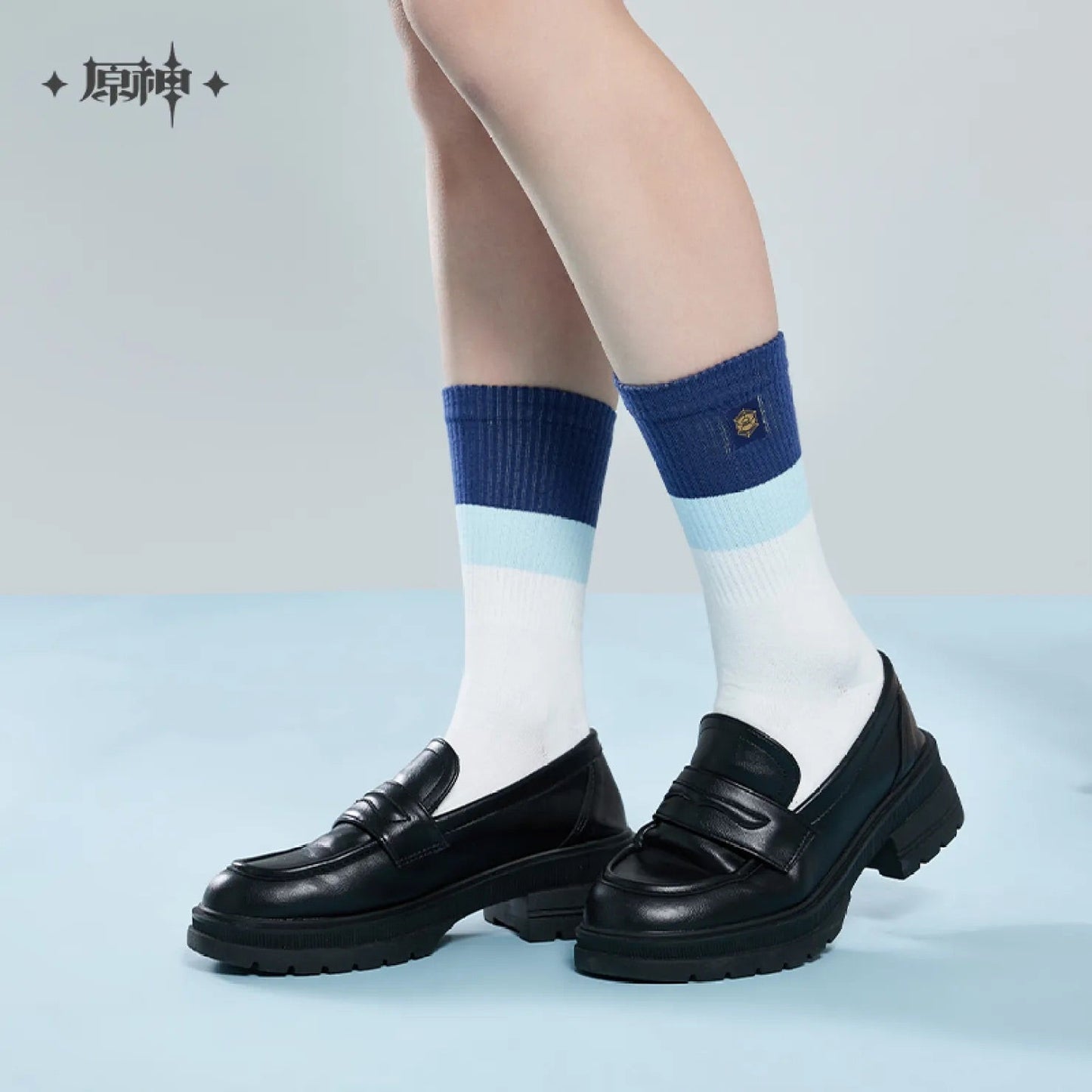 genshin impact kamisato ayaka theme impression series tube socks set 3 pairs ACG GO