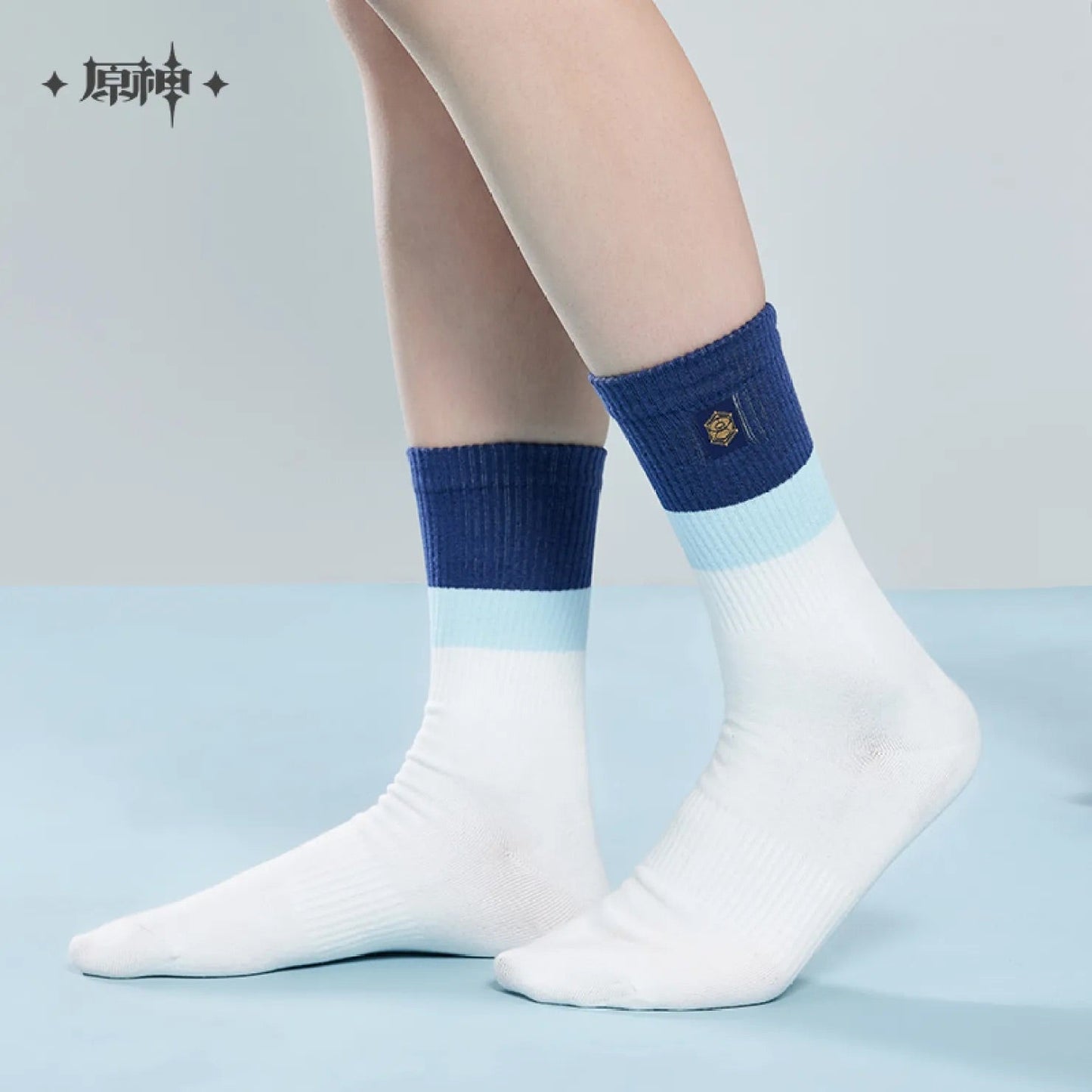 genshin impact kamisato ayaka theme impression series tube socks set 3 pairs ACG GO