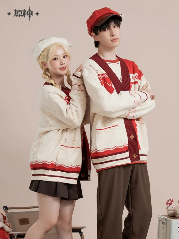 genshin impact klee theme impression series knit cardigan ACG GO