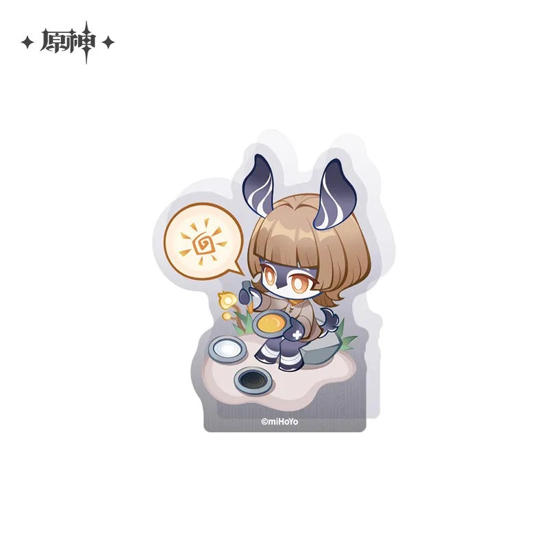genshin impact offline store theme series melusine chibi thick acrylic ornaments ACG GO