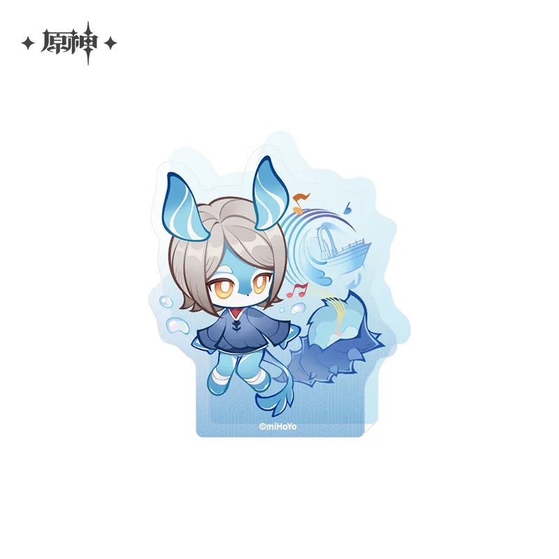 genshin impact offline store theme series melusine chibi thick acrylic ornaments ACG GO