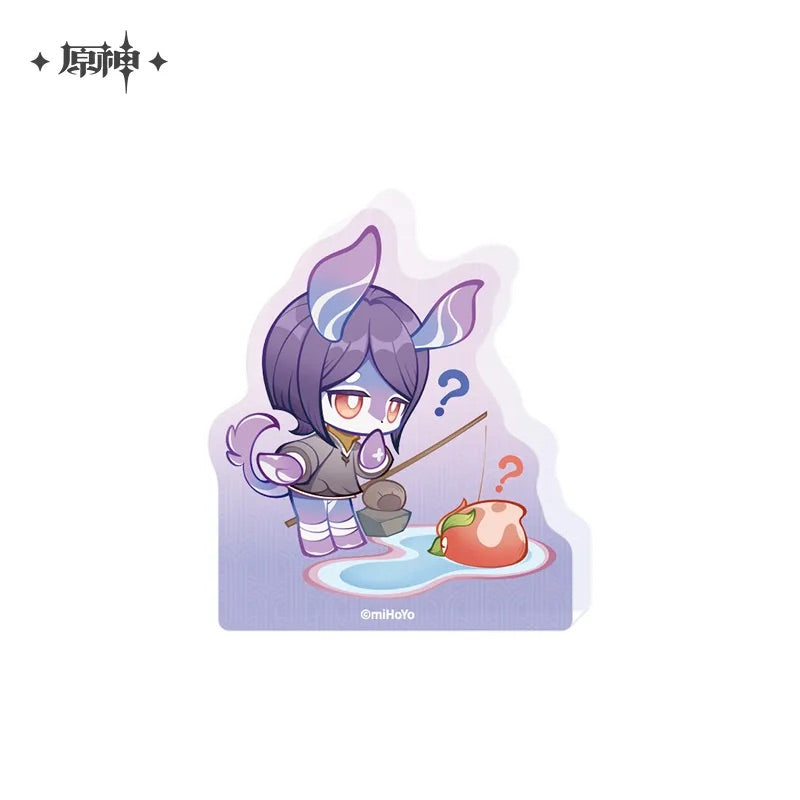 genshin impact offline store theme series melusine chibi thick acrylic ornaments ACG GO