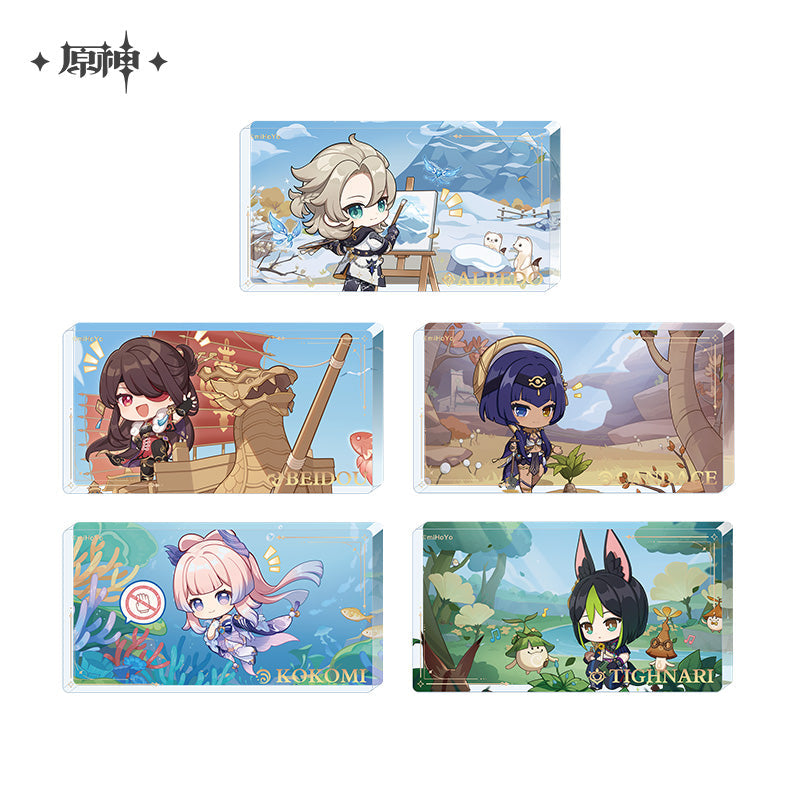 genshin impact teyvat nature discovery tour series chibi peripherals ACG GO