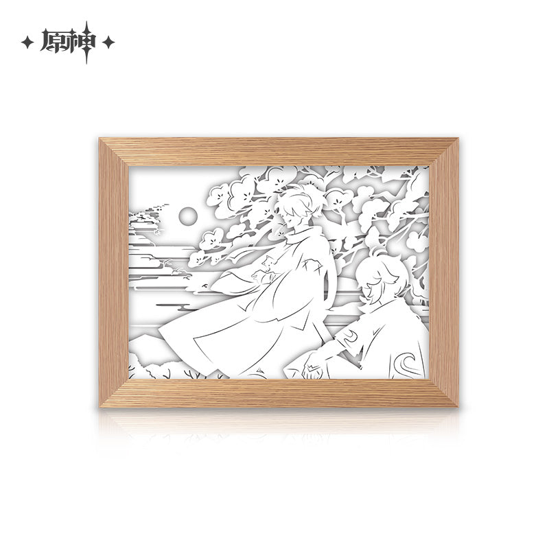 genshin impact the solitary pursuit of lightning paper carving light ACG GO