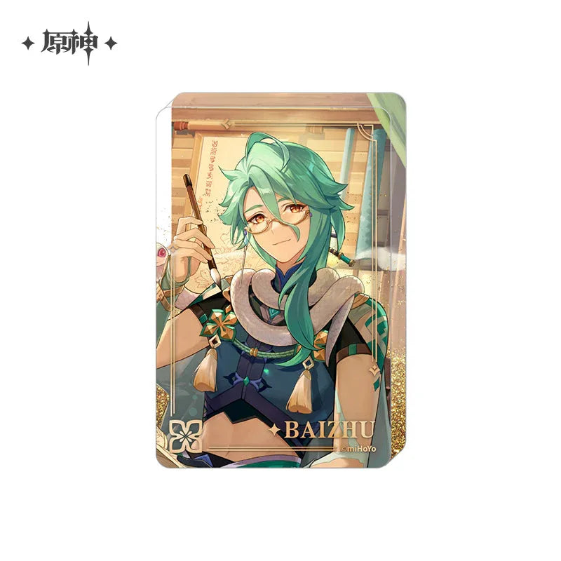 Theme Acrylic Glitter Quicksand Block Genshin Impact Baizhu ACG Go Anime www.acg-go.com Alhaitham, Art Decor, Baizhu, Dehya, Event Artwork, Wanderer