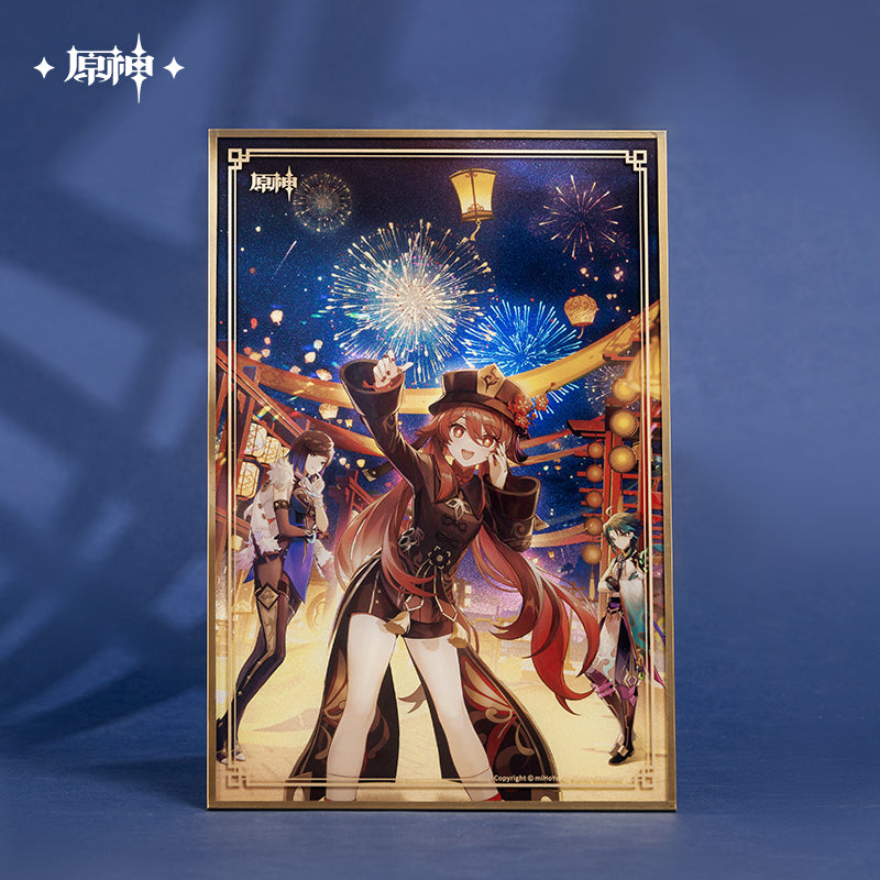 genshin impact theme series acrylic shikishi cardboard ACG GO