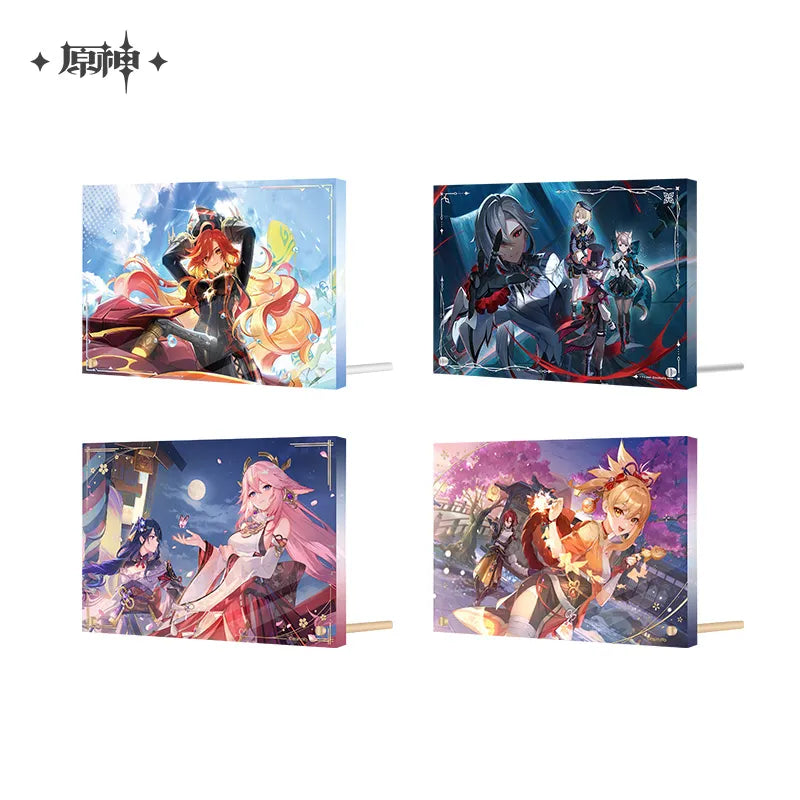 genshin impact thick acrylic ornament ACG GO