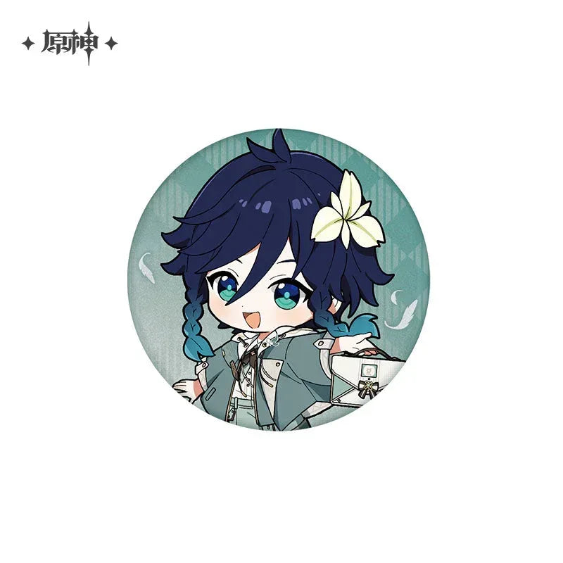 Genshin Impact Venti Theme Impression Series Badge (Not For Sale) Venti ACG Go Anime www.acg-go.com Badge, Freebie, Genshin Impact, Venti