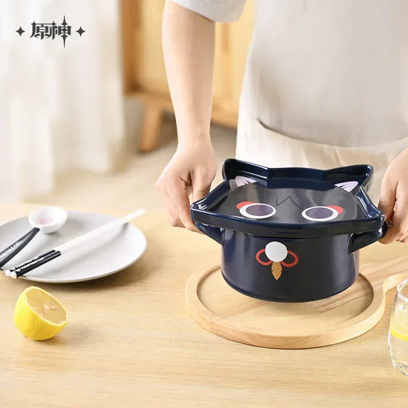 Genshin Impact Wanderer Meow Home Theme Series Ceramic Tableware Set Tableware Set ACG Go Anime www.acg-go.com Household, Meowth, Tableware, Wanderer