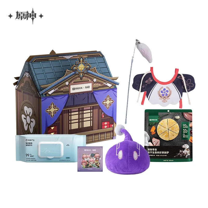 genshin impact x netease tiancheng co branded cat dog gift box ACG GO