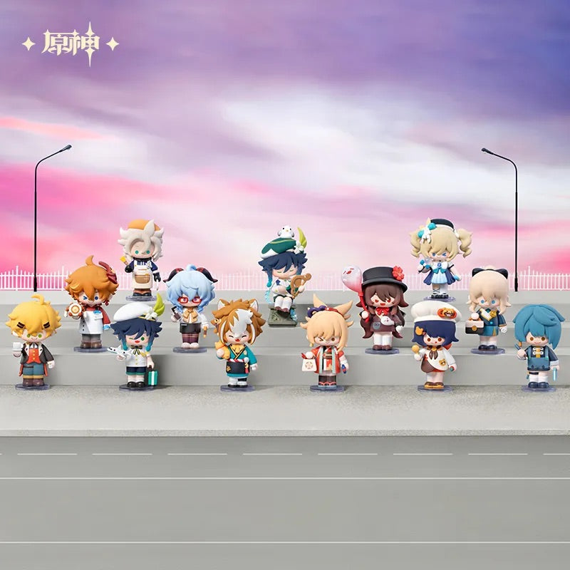 genshin impact x pop mart dress up dreams theme chibi series figure mystery box ACG GO