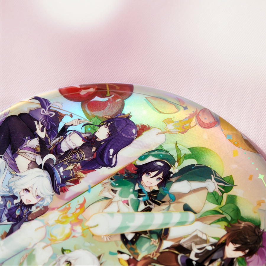 genshin impact x wanda film magic screen journey a date with light and shadow supersize commemorative badge ACG GO