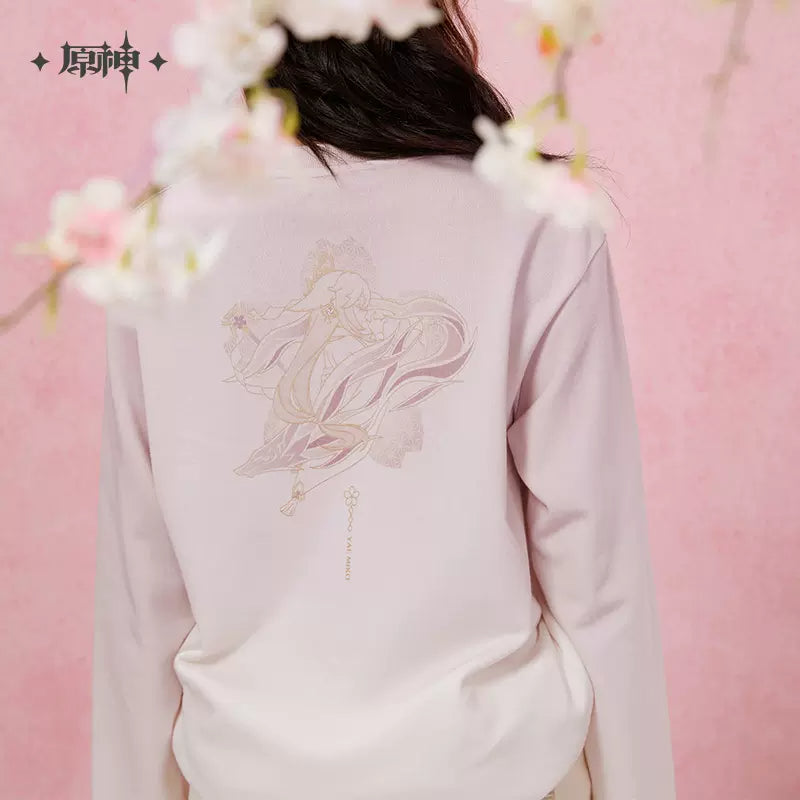 genshin impact yae miko impression series gradient long sleeved t shirt ACG GO