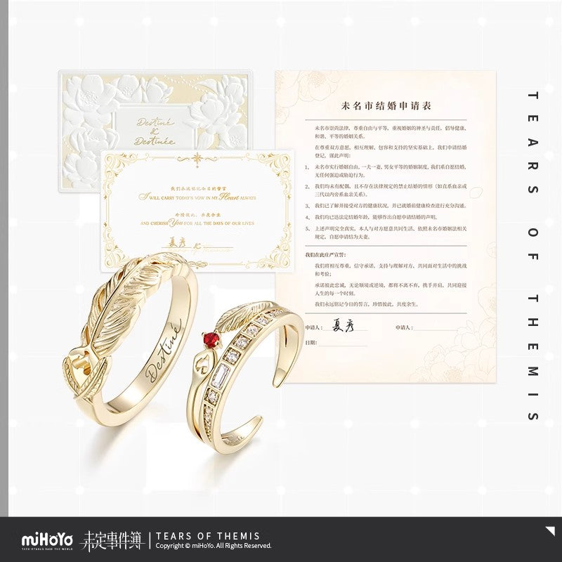 Forever Begins With You Ver. Destiné & Destinée Couple Rings