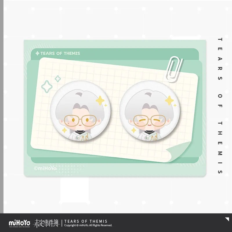 Stellis' Heartbeat Vyn Series Birthday Chibi Mini Badge Set