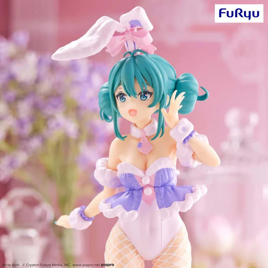 Bicute Bunnies PVC Statue White Rabbit Purple Color Ver. VOCALOID! Hatsune Miku Hatsune Miku ACG Go Anime www.acg-go.com Figure, Hatsune Miku