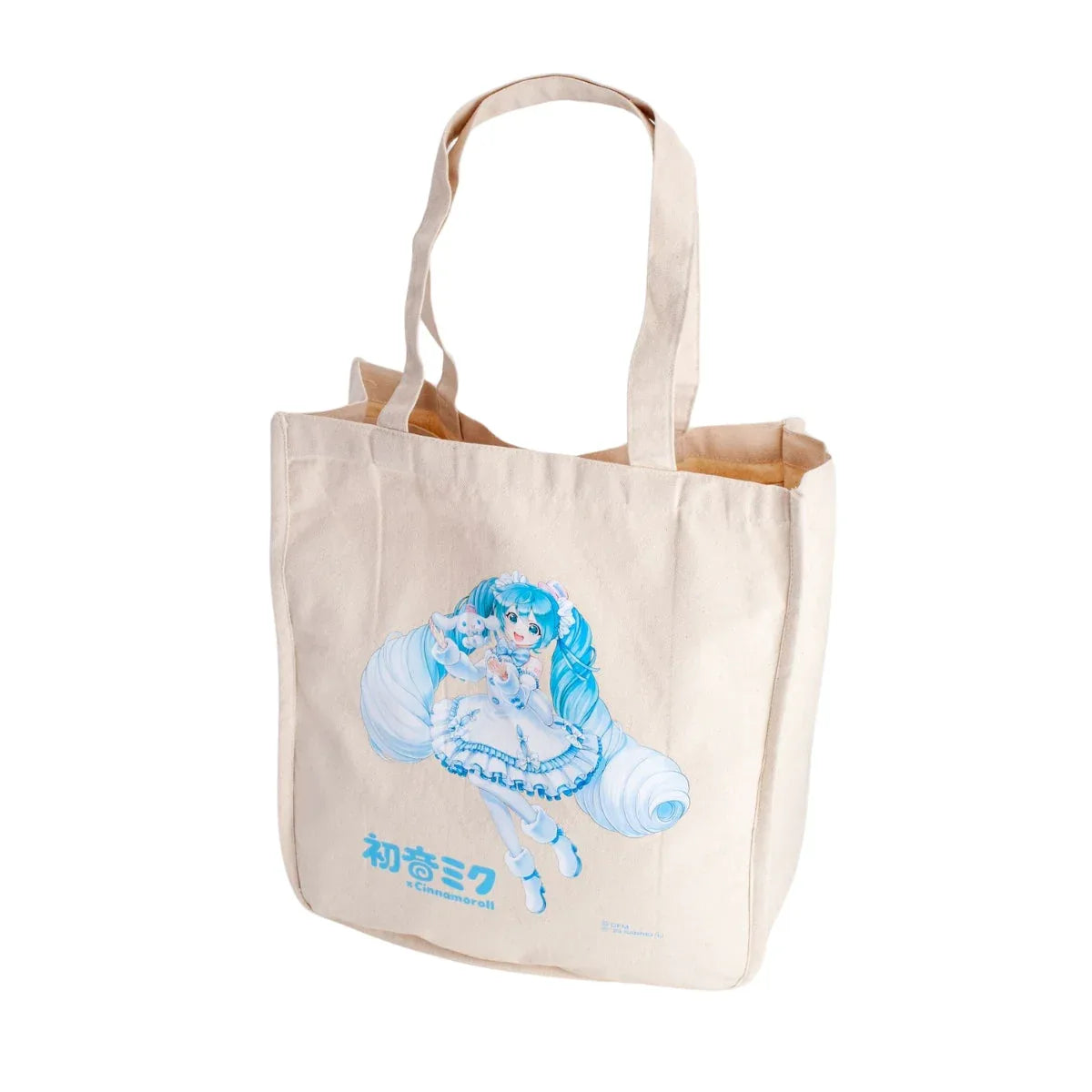 VOCALOID! Hatsune Miku x Cinnamoroll Totebag B ACG Go Anime www.acg-go.com Apparel, Bag, Cinnamoroll, Hatsune Miku, spo-cs-disabled, spo-default, spo-disabled, spo-notify-me-disabled