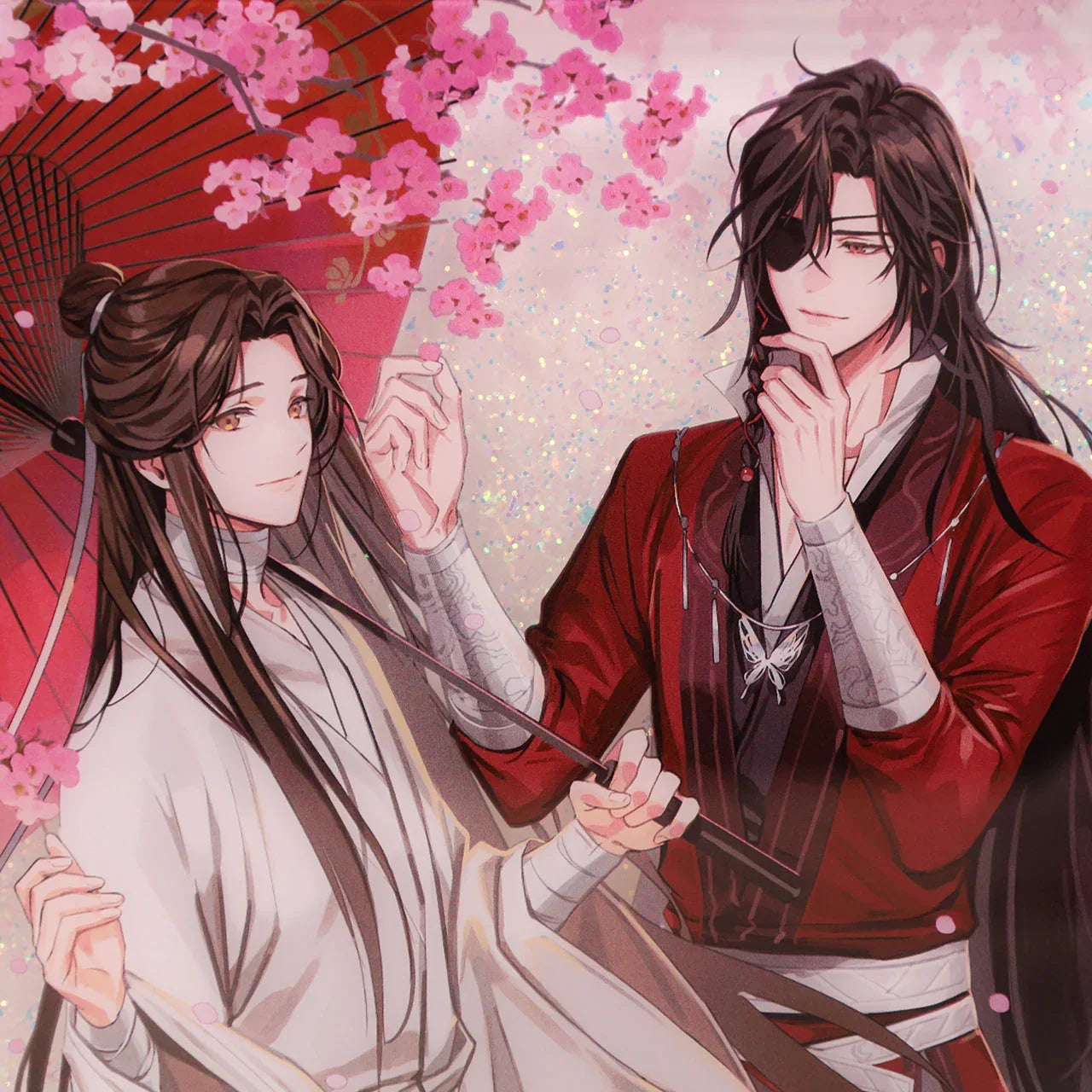 Fan Hua Qing Xin Series Quicksand Acrylic Ornament Heaven Official's Blessing Quicksand Ornament ACG Go Anime www.acg-go.com Art Decor, Stand