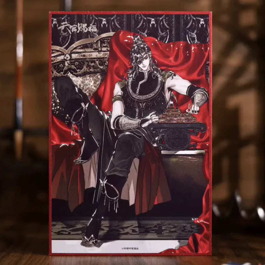 Glitter Shikishi Cardboard Heaven Official's Blessing Ji Le Fang - Hua Cheng ACG Go Anime www.acg-go.com Cardboard, Heaven Official’s Blessing, Shikishi