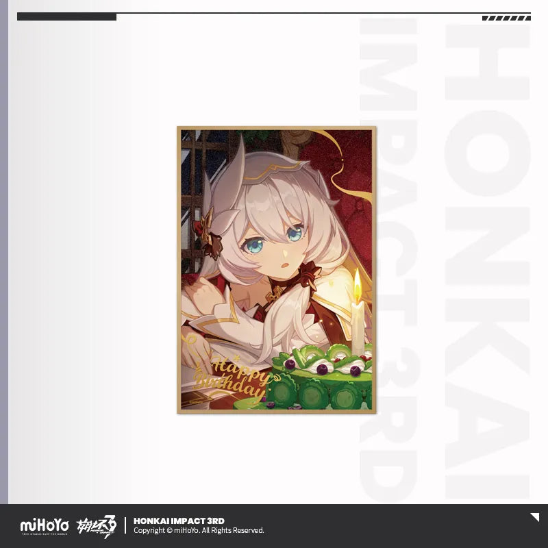 honkai impact 3rd birthday greeting series pet shikishi cardboard ACG GO
