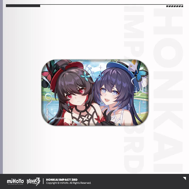 honkai impact 3rd birthday greeting series tinplate badge ACG GO