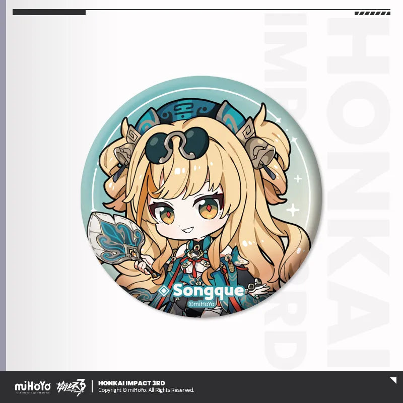 honkai impact 3rd chibi series tinplate badge ACG GO