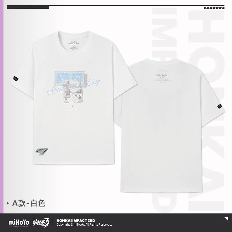 honkai impact 3rd honkai impression graduation trip series short sleeve t shirt ACG GO