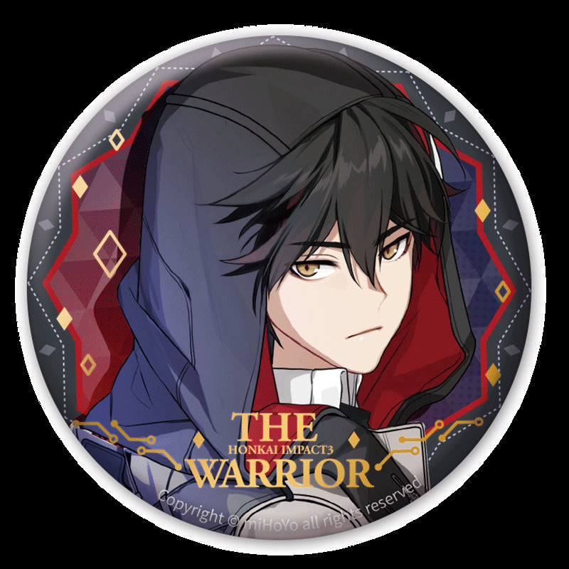 honkai impact 3rd male character gold stamping badge ACG GO