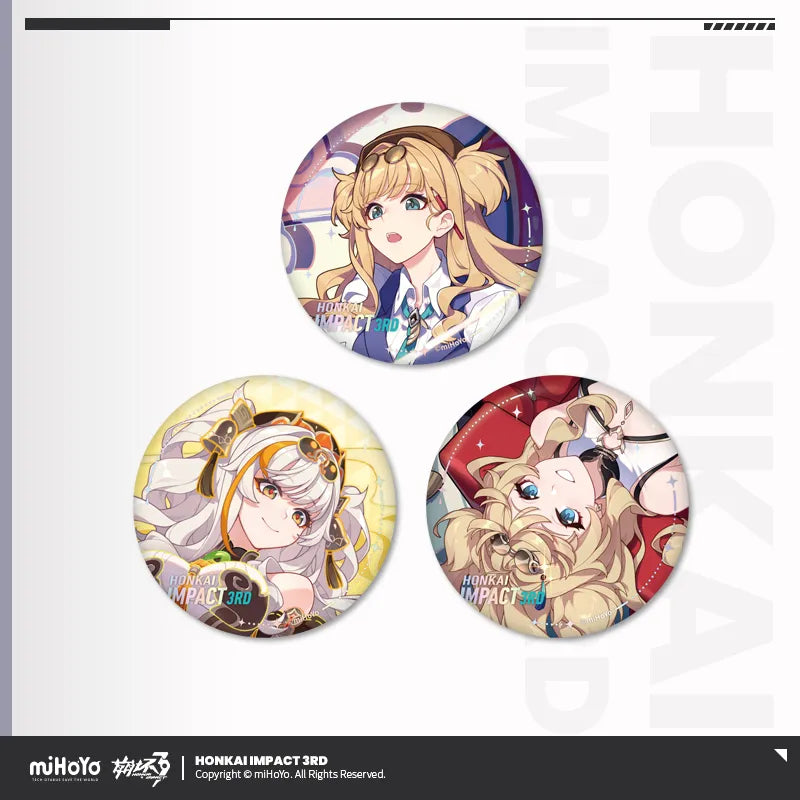 honkai impact 3rd stigmata series tinplate badge set vol 2 ACG GO
